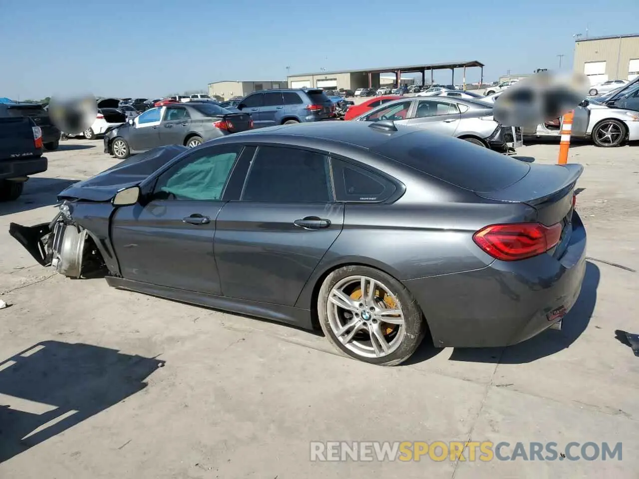 2 Photograph of a damaged car WBA4J5C56KBM66555 BMW 4 SERIES 2019