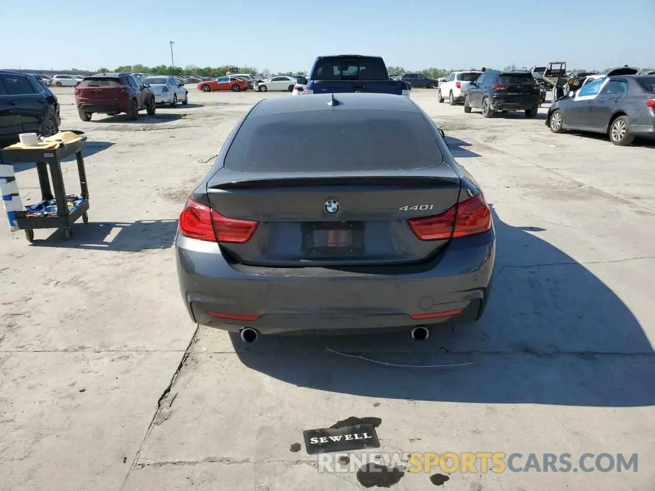 6 Photograph of a damaged car WBA4J5C56KBM66555 BMW 4 SERIES 2019