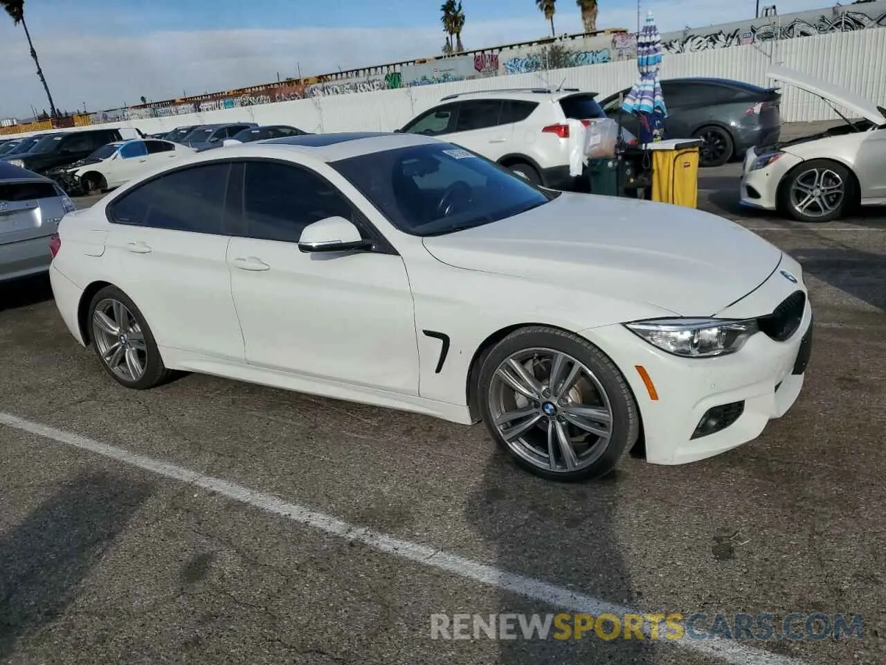4 Photograph of a damaged car WBA4J5C56KBU79046 BMW 4 SERIES 2019