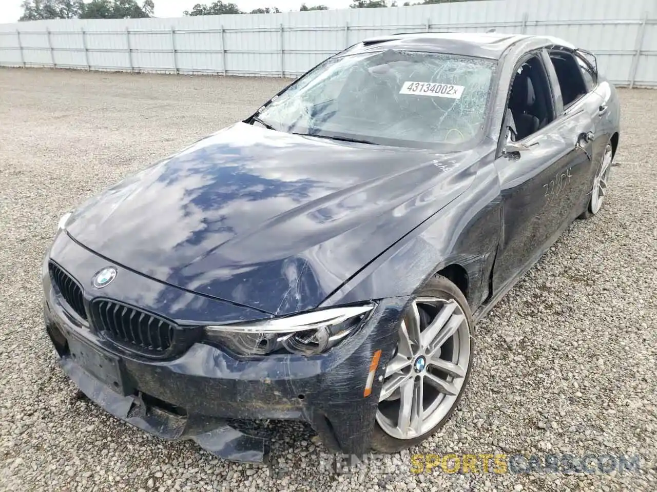 2 Photograph of a damaged car WBA4J5C58KBM65116 BMW 4 SERIES 2019