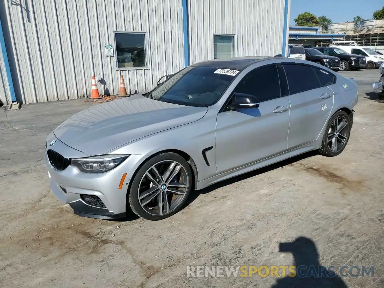 1 Photograph of a damaged car WBA4J5C59KBM65576 BMW 4 SERIES 2019