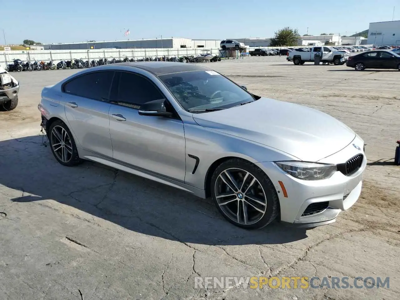 4 Photograph of a damaged car WBA4J5C59KBM65576 BMW 4 SERIES 2019