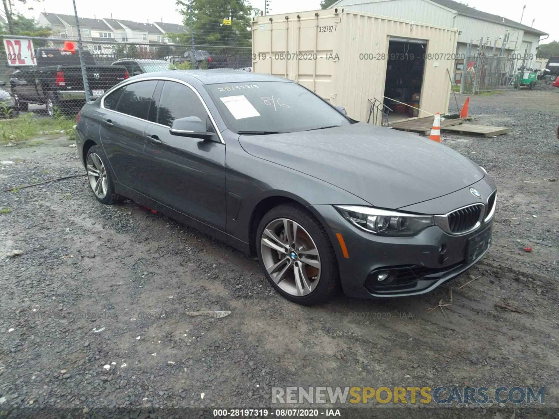 1 Photograph of a damaged car WBA4J7C50KBM76493 BMW 4 SERIES 2019