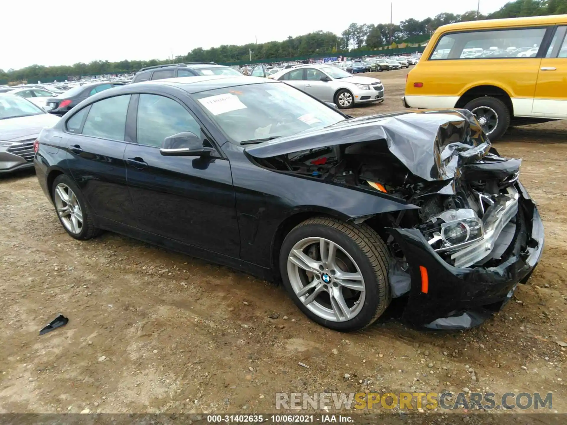 1 Photograph of a damaged car WBA4J7C53KBM76164 BMW 4 SERIES 2019