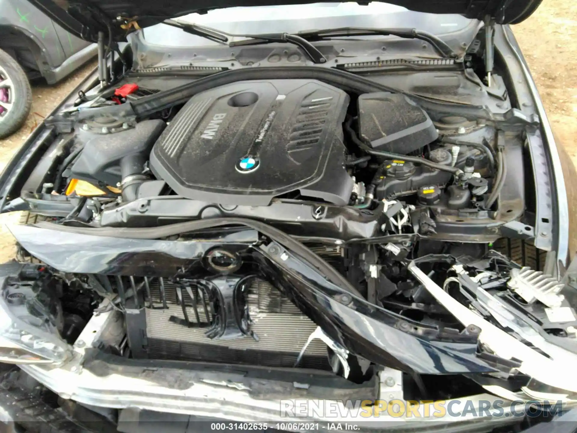 10 Photograph of a damaged car WBA4J7C53KBM76164 BMW 4 SERIES 2019