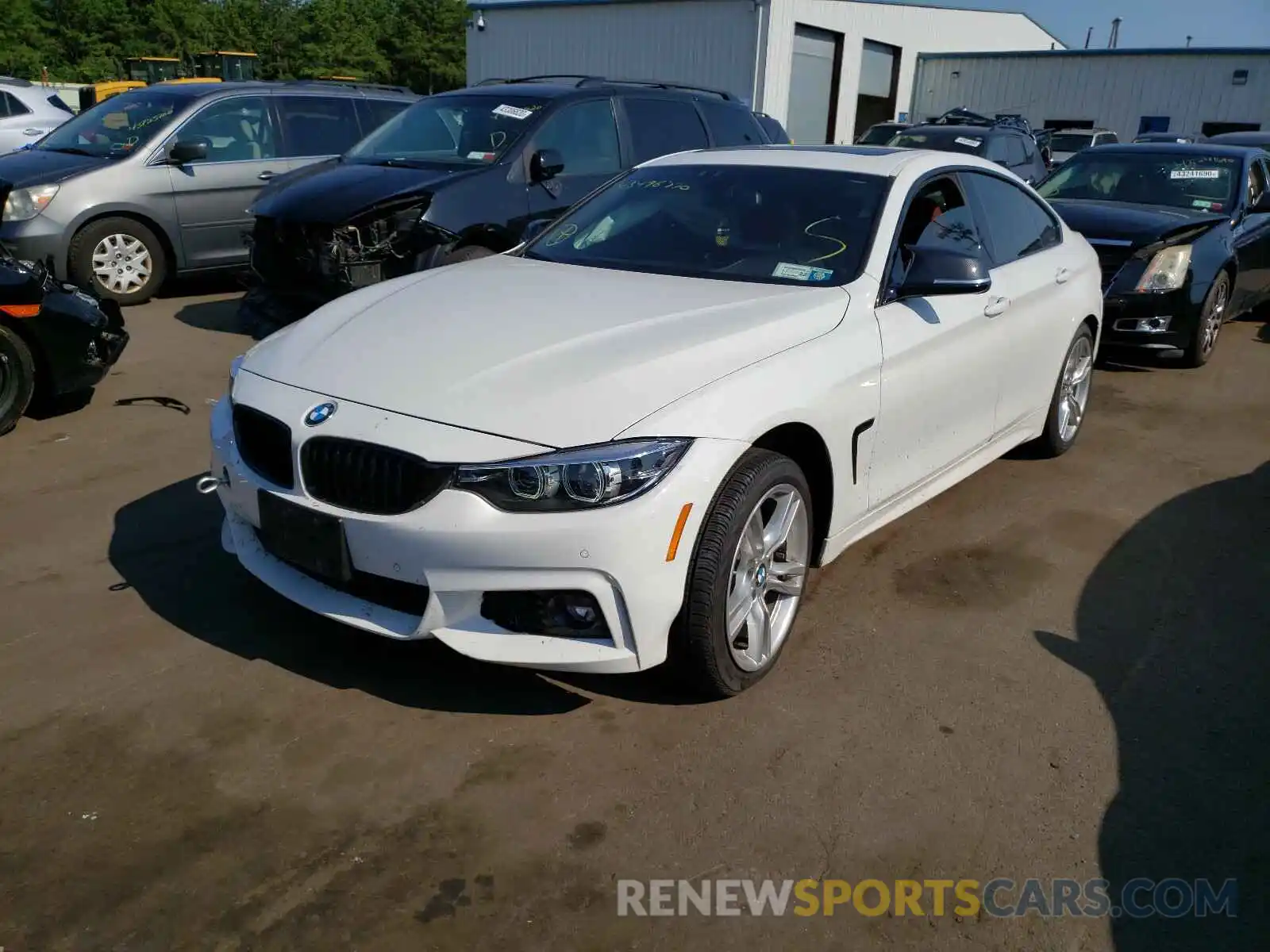 2 Photograph of a damaged car WBA4J7C55KBM74268 BMW 4 SERIES 2019