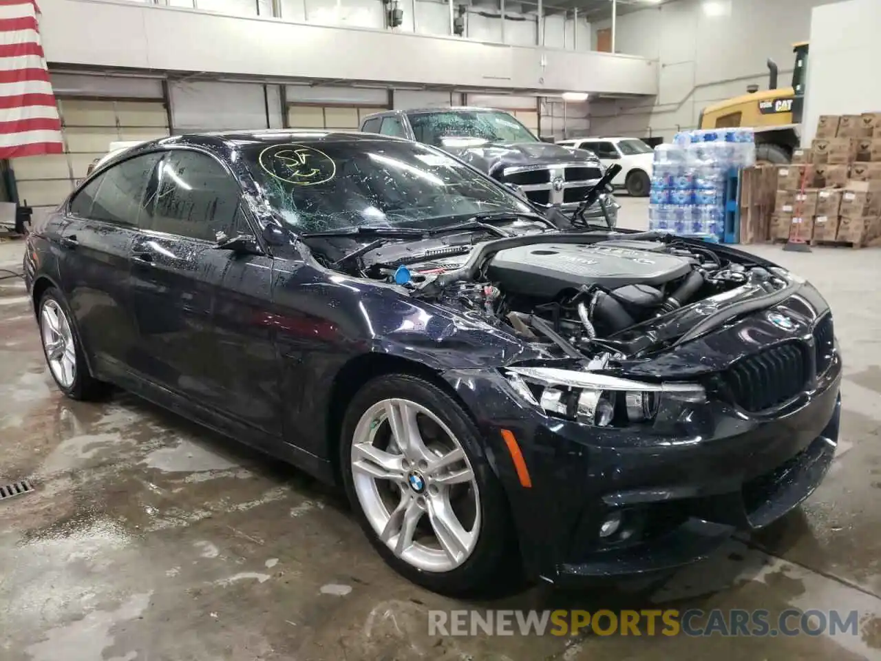 1 Photograph of a damaged car WBA4J7C55KBM74643 BMW 4 SERIES 2019