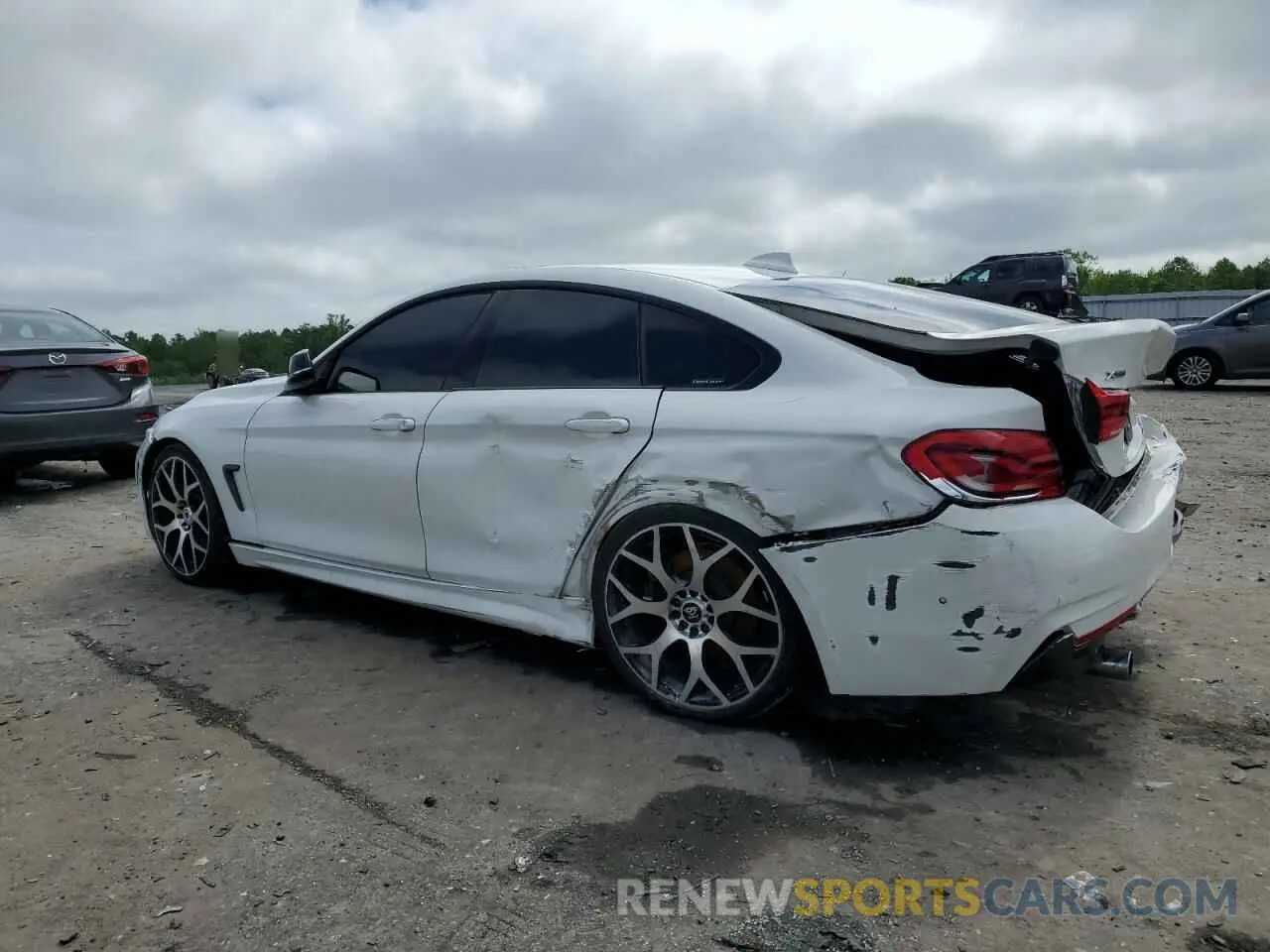 2 Photograph of a damaged car WBA4J7C55KBM74884 BMW 4 SERIES 2019