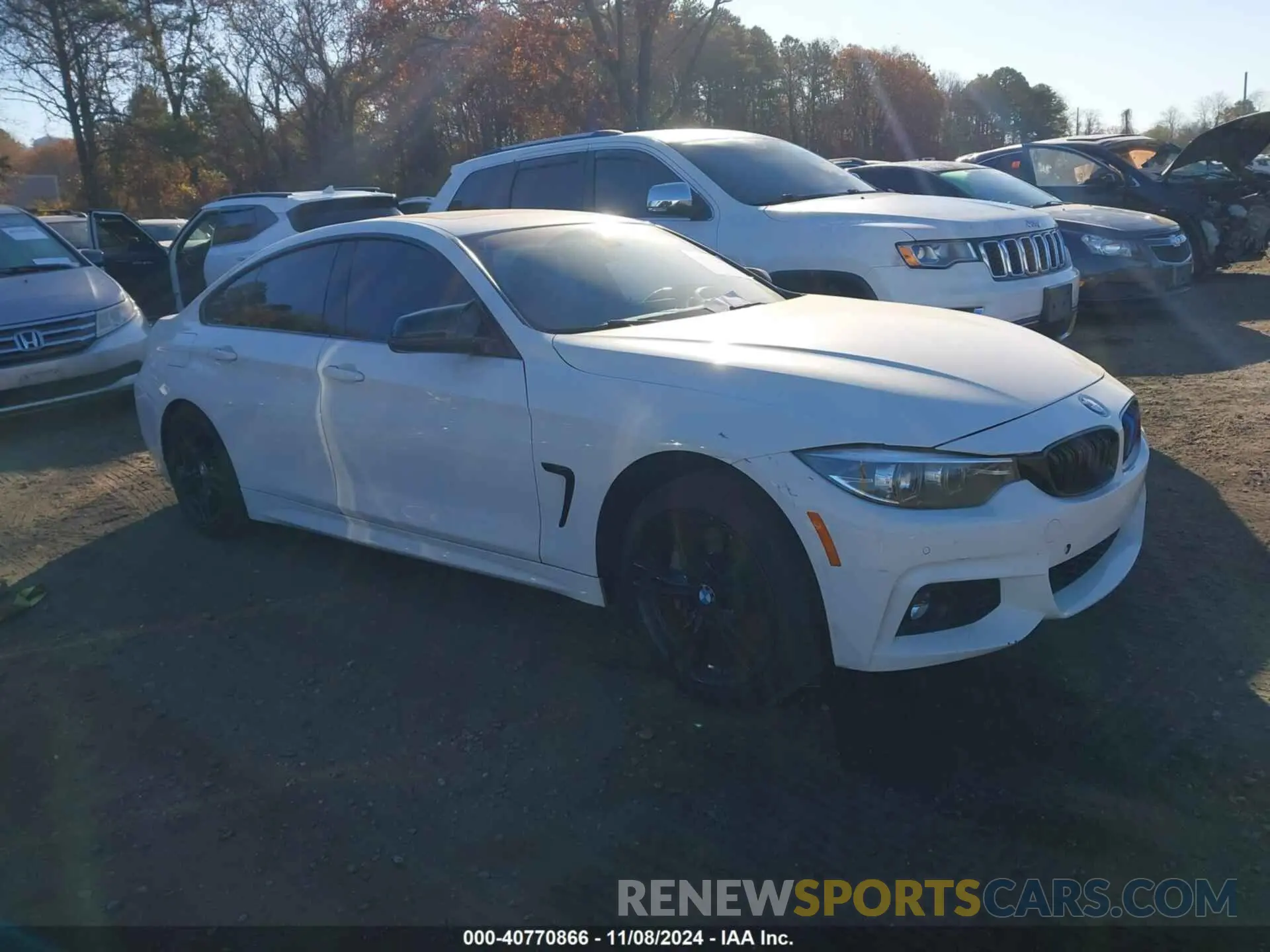 1 Photograph of a damaged car WBA4J7C57KBM74773 BMW 4 SERIES 2019