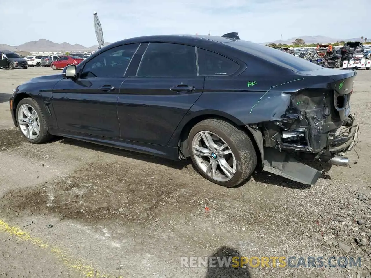 2 Photograph of a damaged car WBA4J7C5XKBM75903 BMW 4 SERIES 2019