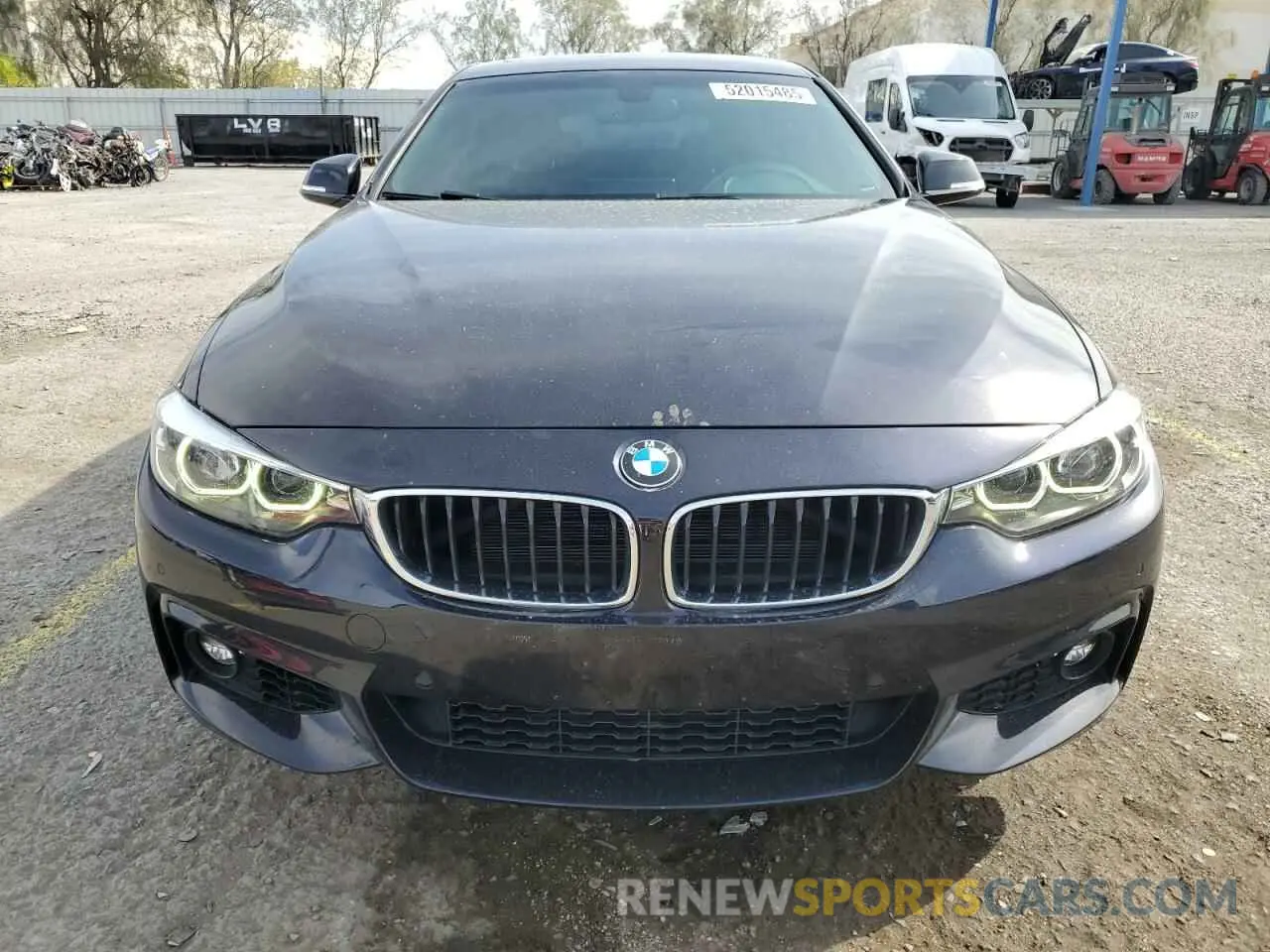 5 Photograph of a damaged car WBA4J7C5XKBM75903 BMW 4 SERIES 2019