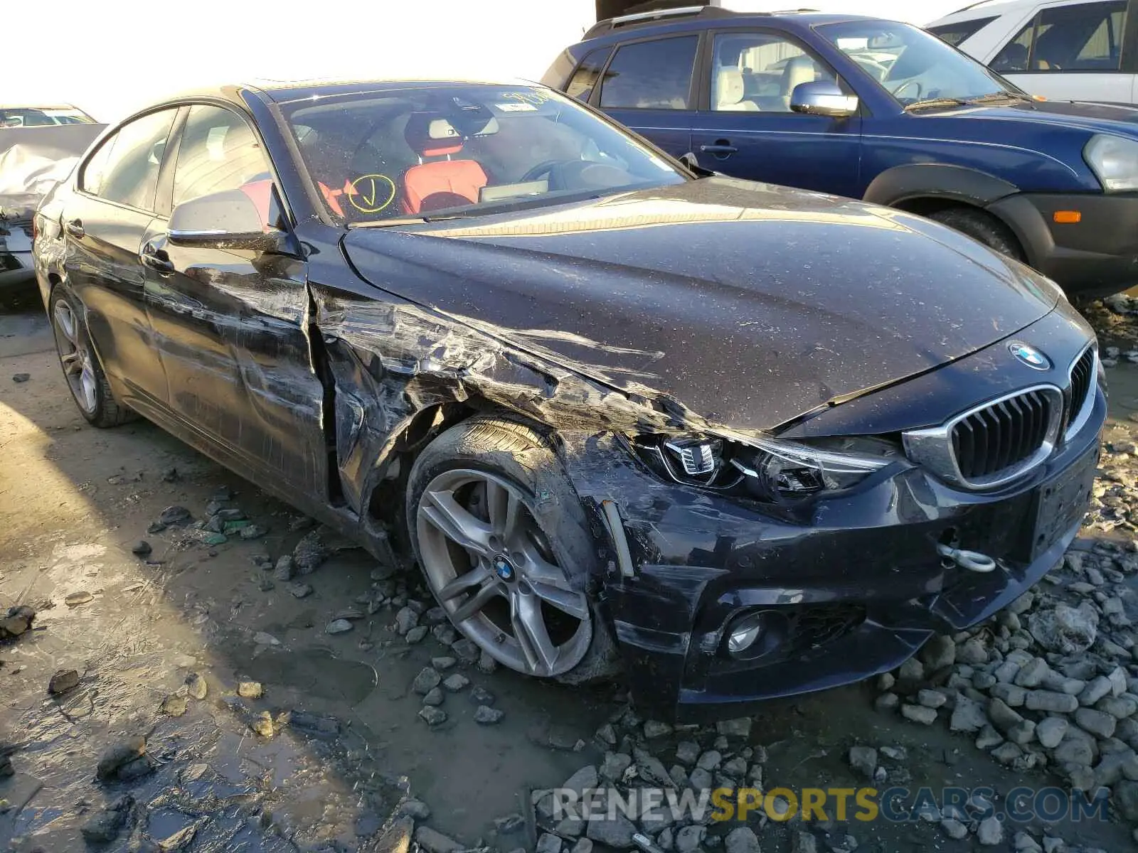 1 Photograph of a damaged car WBA4J7C5XKBM76646 BMW 4 SERIES 2019