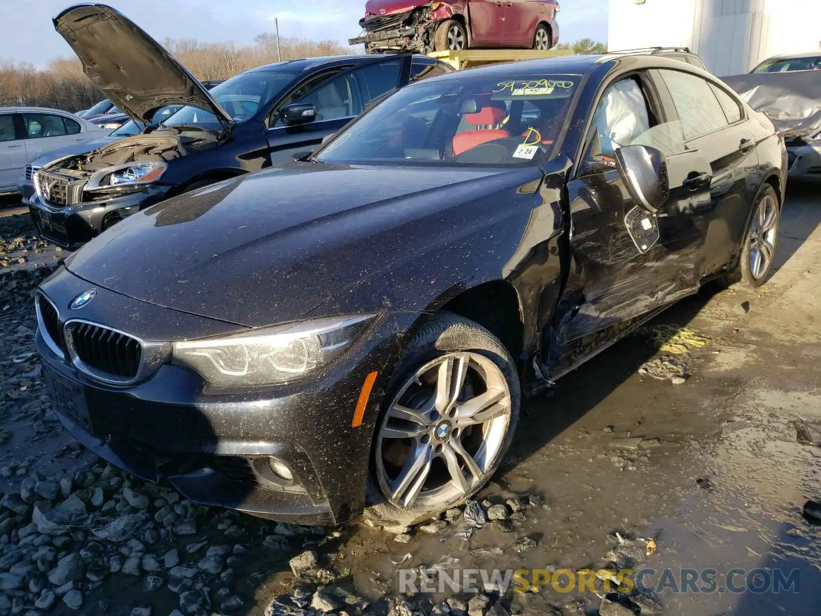2 Photograph of a damaged car WBA4J7C5XKBM76646 BMW 4 SERIES 2019