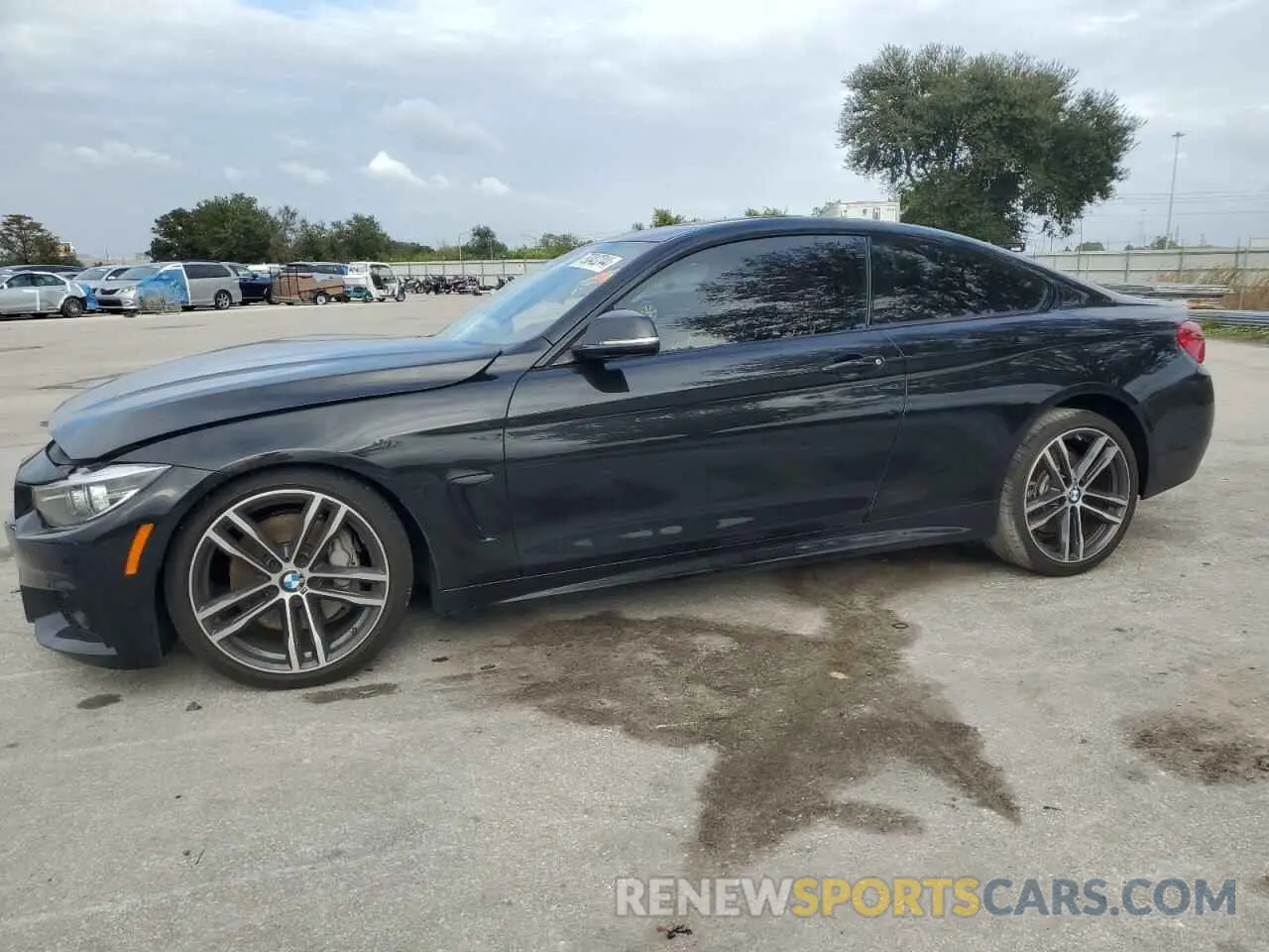 1 Photograph of a damaged car WBA4W3C52KAF91535 BMW 4 SERIES 2019