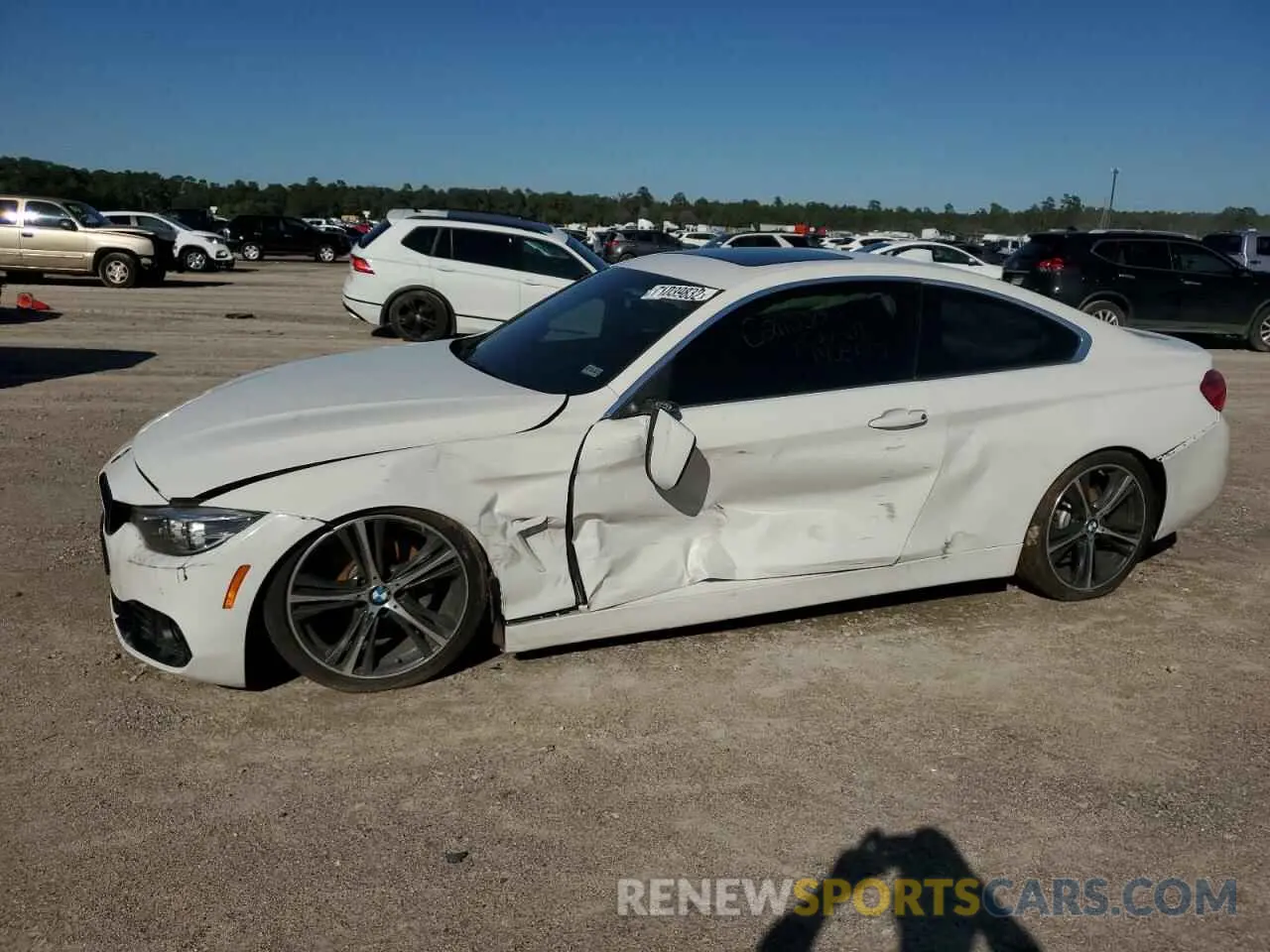 1 Photograph of a damaged car WBA4W3C52KAF91941 BMW 4 SERIES 2019