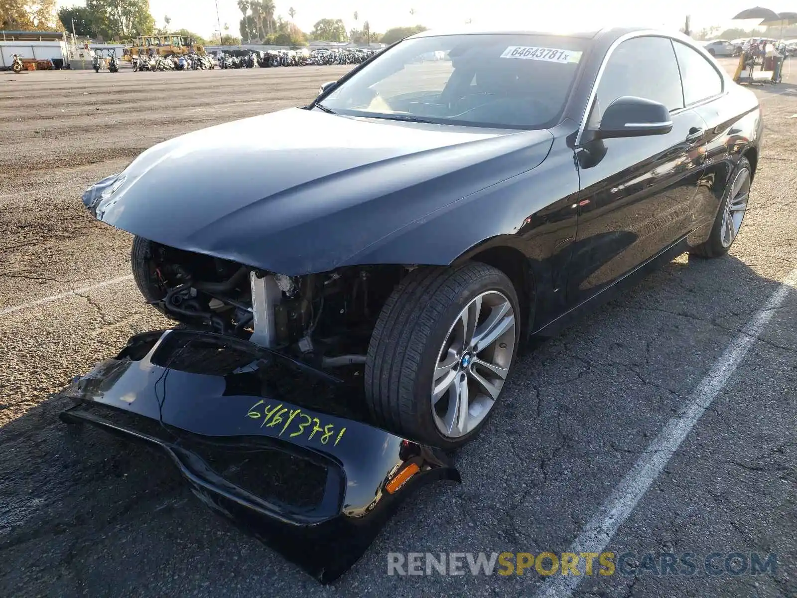 2 Photograph of a damaged car WBA4W3C52KAF92152 BMW 4 SERIES 2019