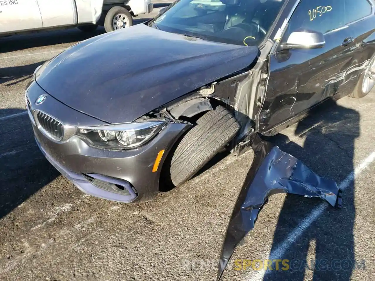 9 Photograph of a damaged car WBA4W3C54KAF92539 BMW 4 SERIES 2019