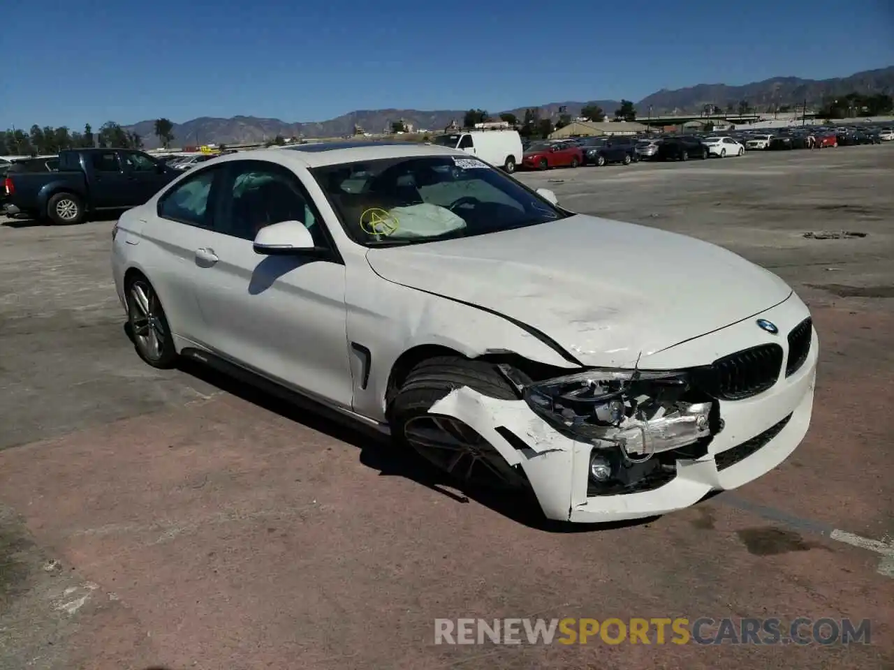 1 Photograph of a damaged car WBA4W3C57KAF91594 BMW 4 SERIES 2019