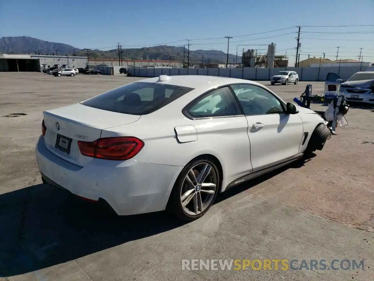 4 Photograph of a damaged car WBA4W3C57KAF91594 BMW 4 SERIES 2019