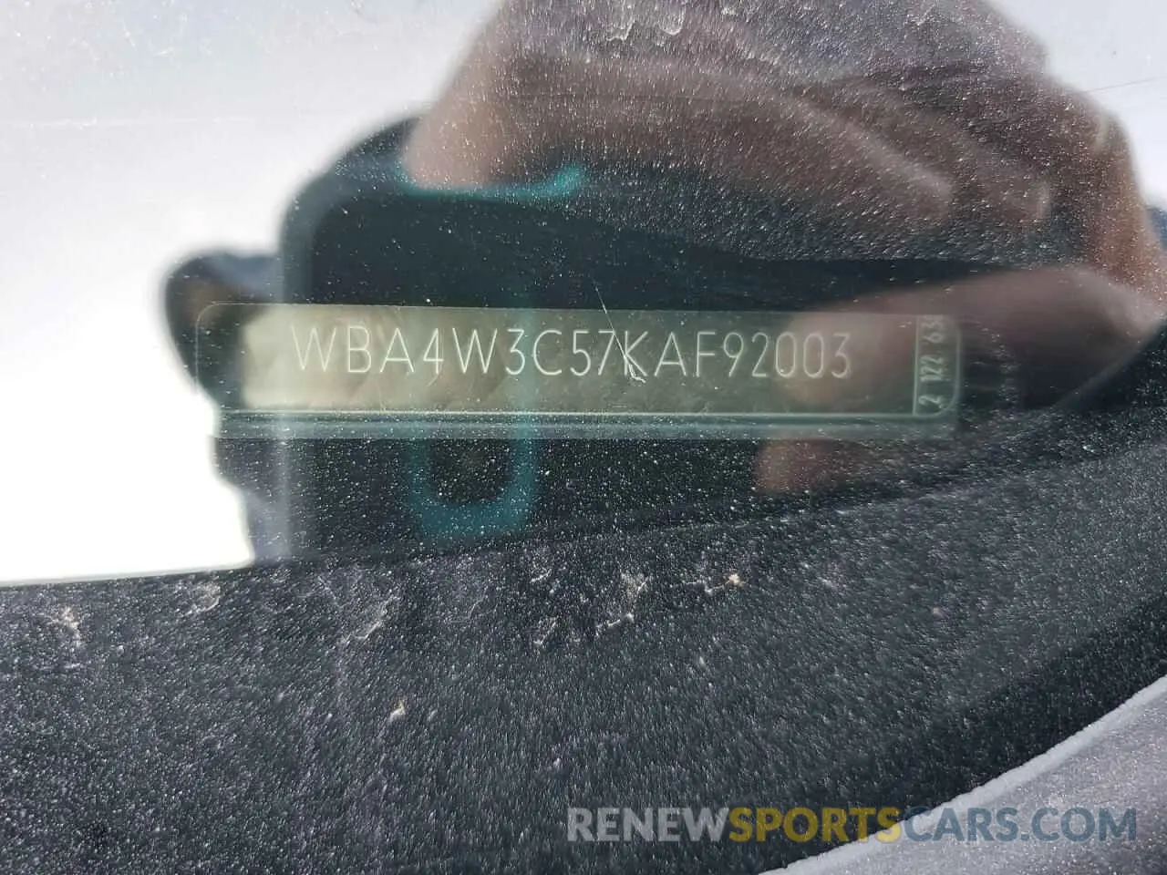 12 Photograph of a damaged car WBA4W3C57KAF92003 BMW 4 SERIES 2019