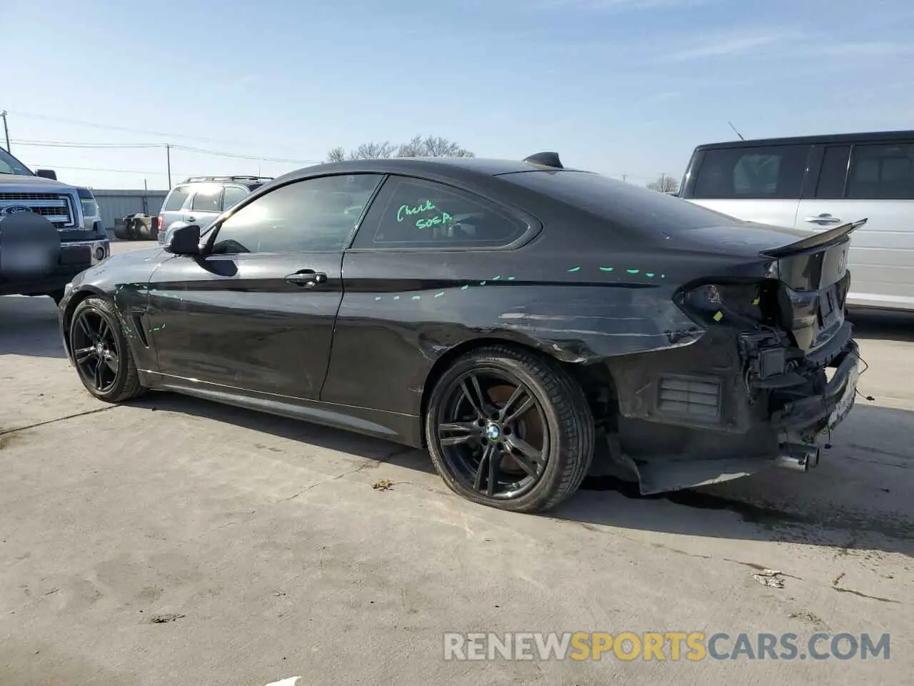 2 Photograph of a damaged car WBA4W3C57KAF92003 BMW 4 SERIES 2019