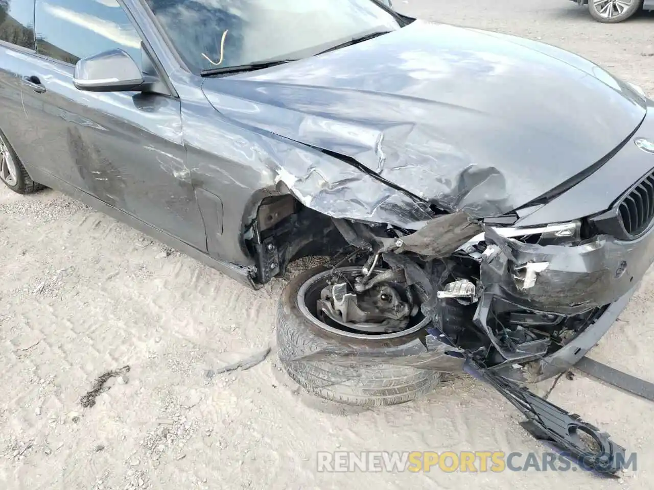 9 Photograph of a damaged car WBA4W3C57KAF92812 BMW 4 SERIES 2019