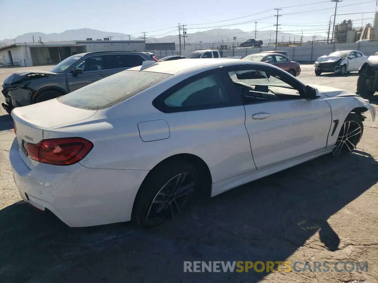 3 Photograph of a damaged car WBA4W3C57KAF93393 BMW 4 SERIES 2019