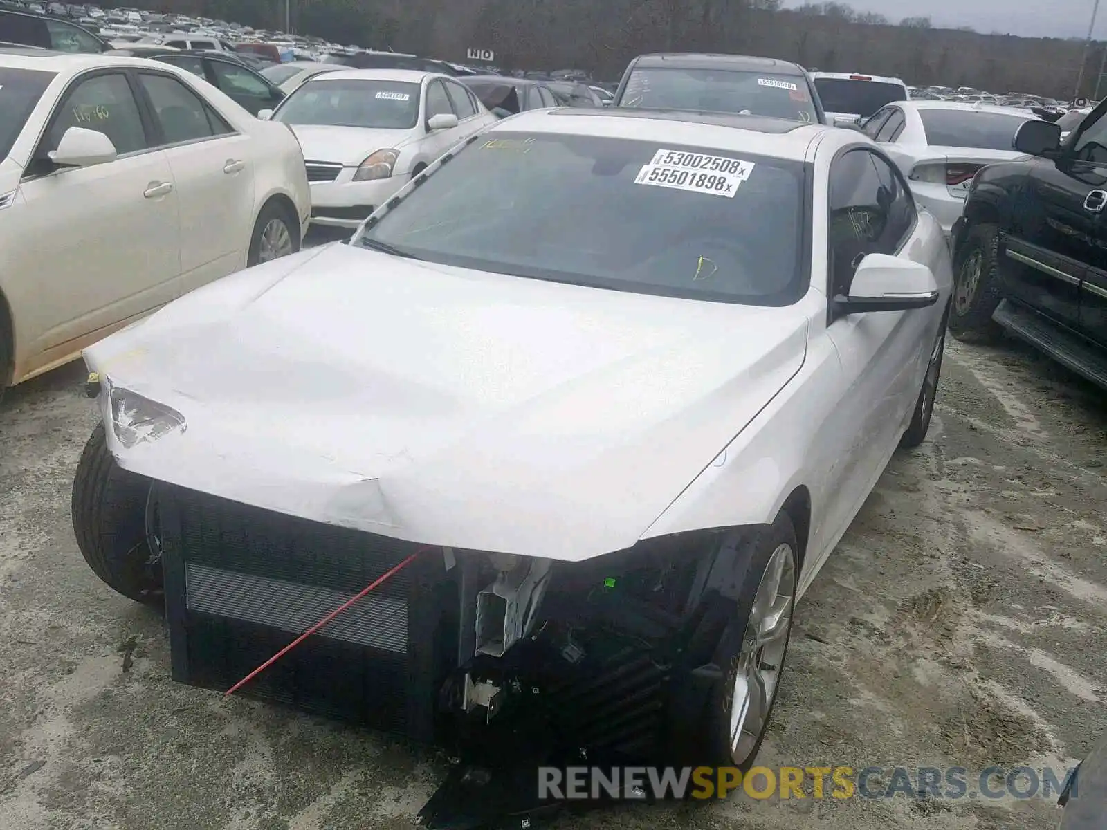 2 Photograph of a damaged car WBA4W3C59KAF92083 BMW 4 SERIES 2019