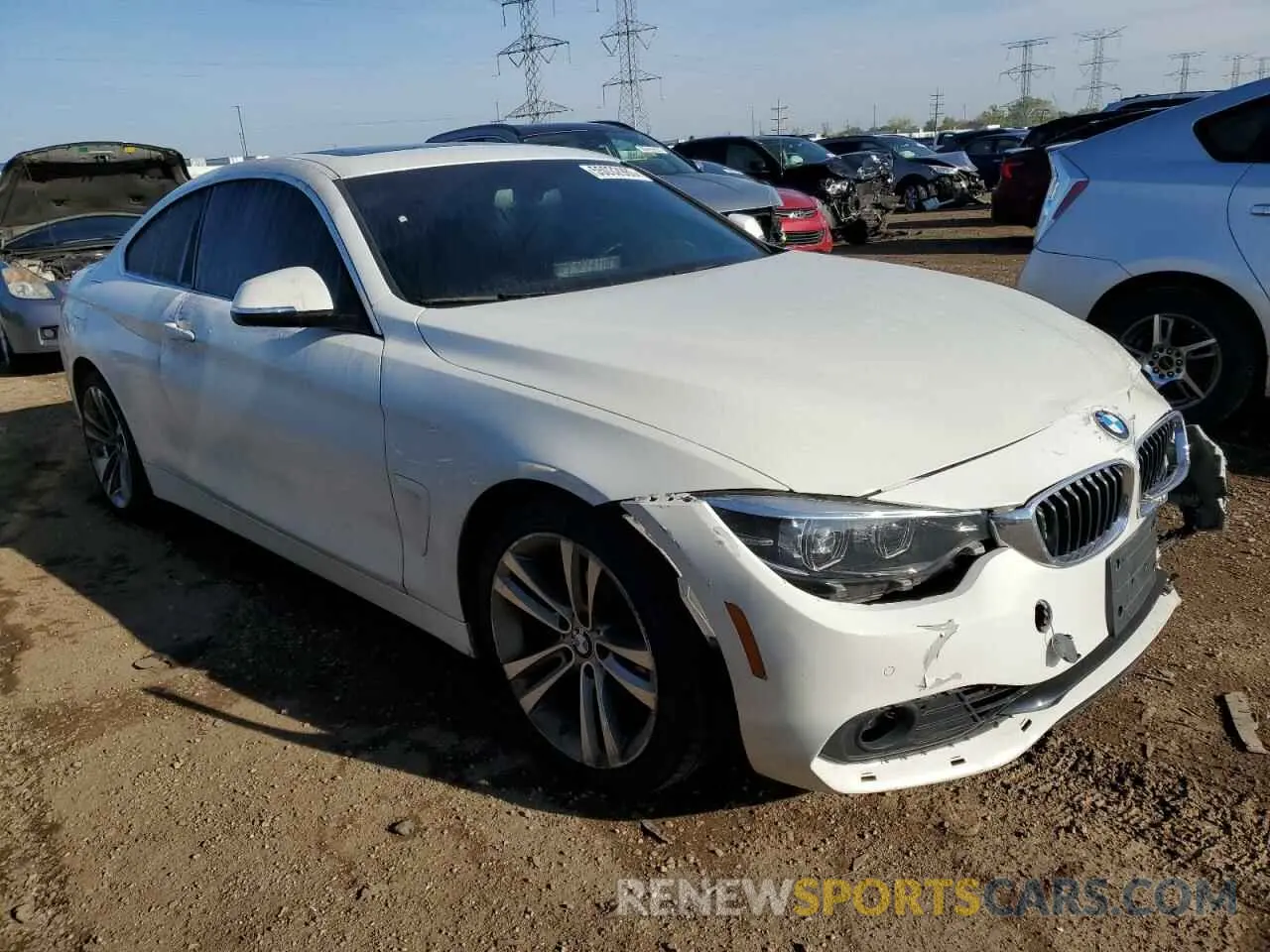 4 Photograph of a damaged car WBA4W3C59KAF92651 BMW 4 SERIES 2019