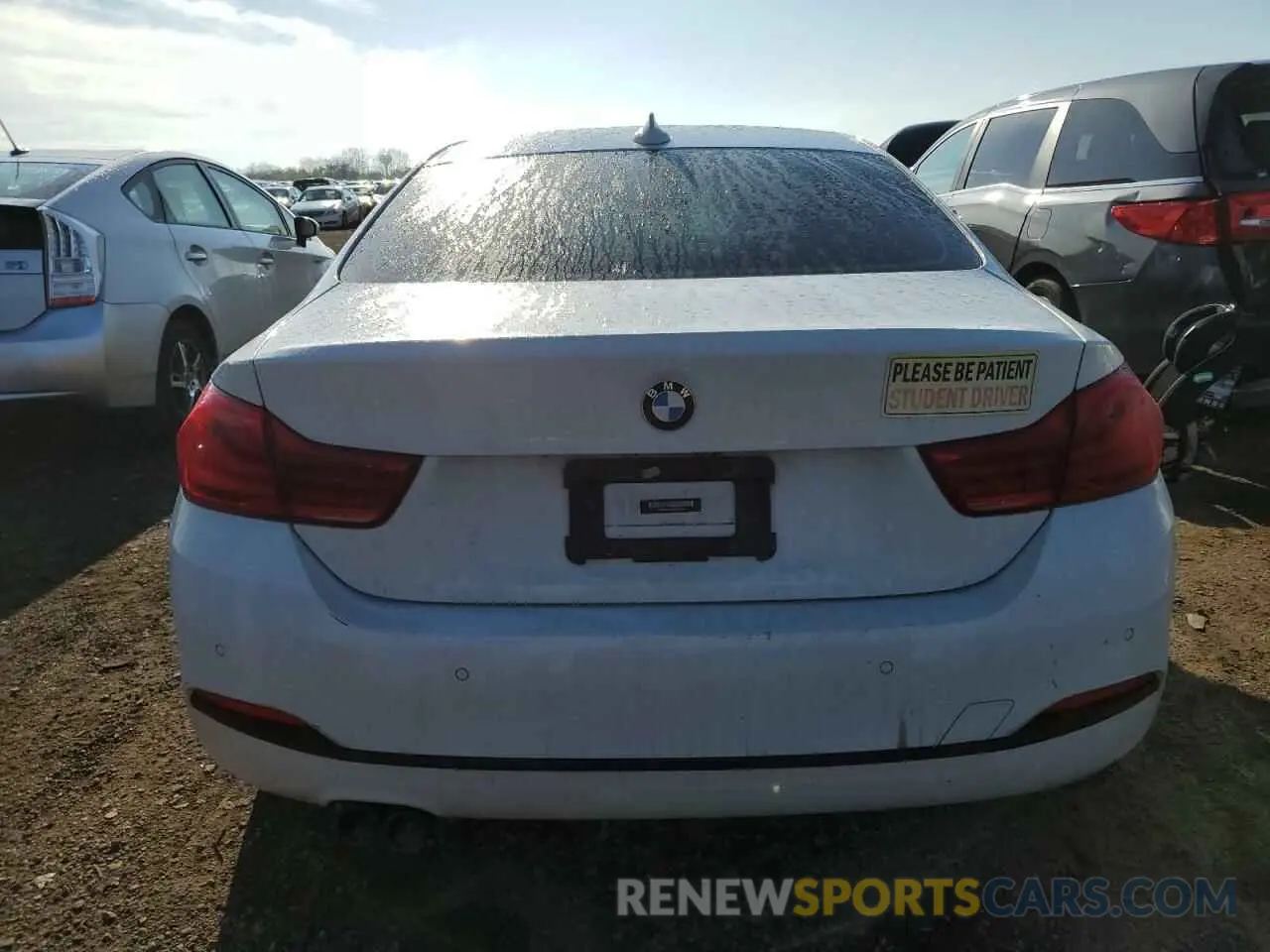 6 Photograph of a damaged car WBA4W3C59KAF92651 BMW 4 SERIES 2019