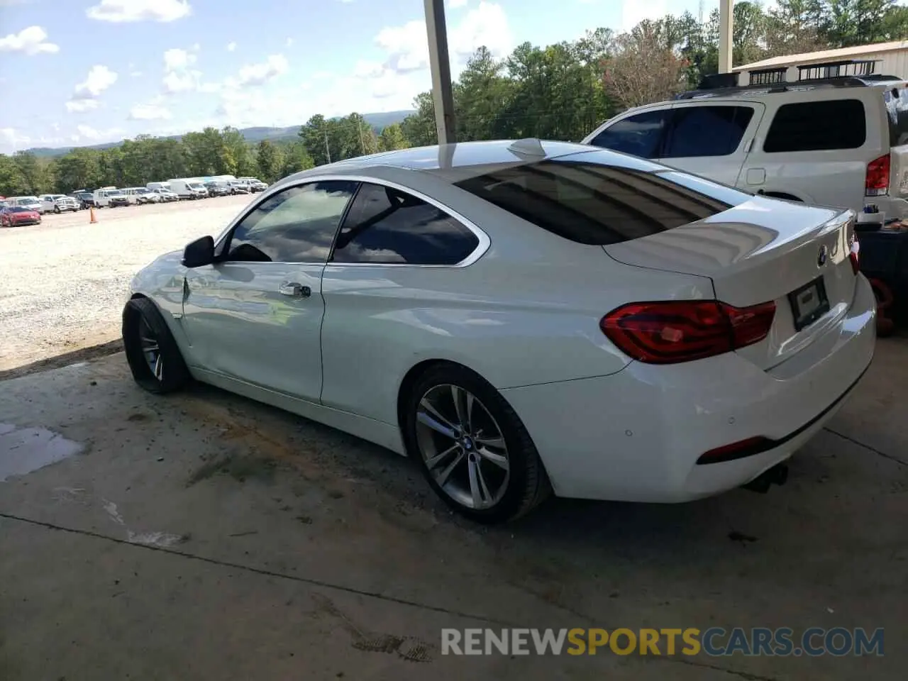 2 Photograph of a damaged car WBA4W3C59KAF93668 BMW 4 SERIES 2019