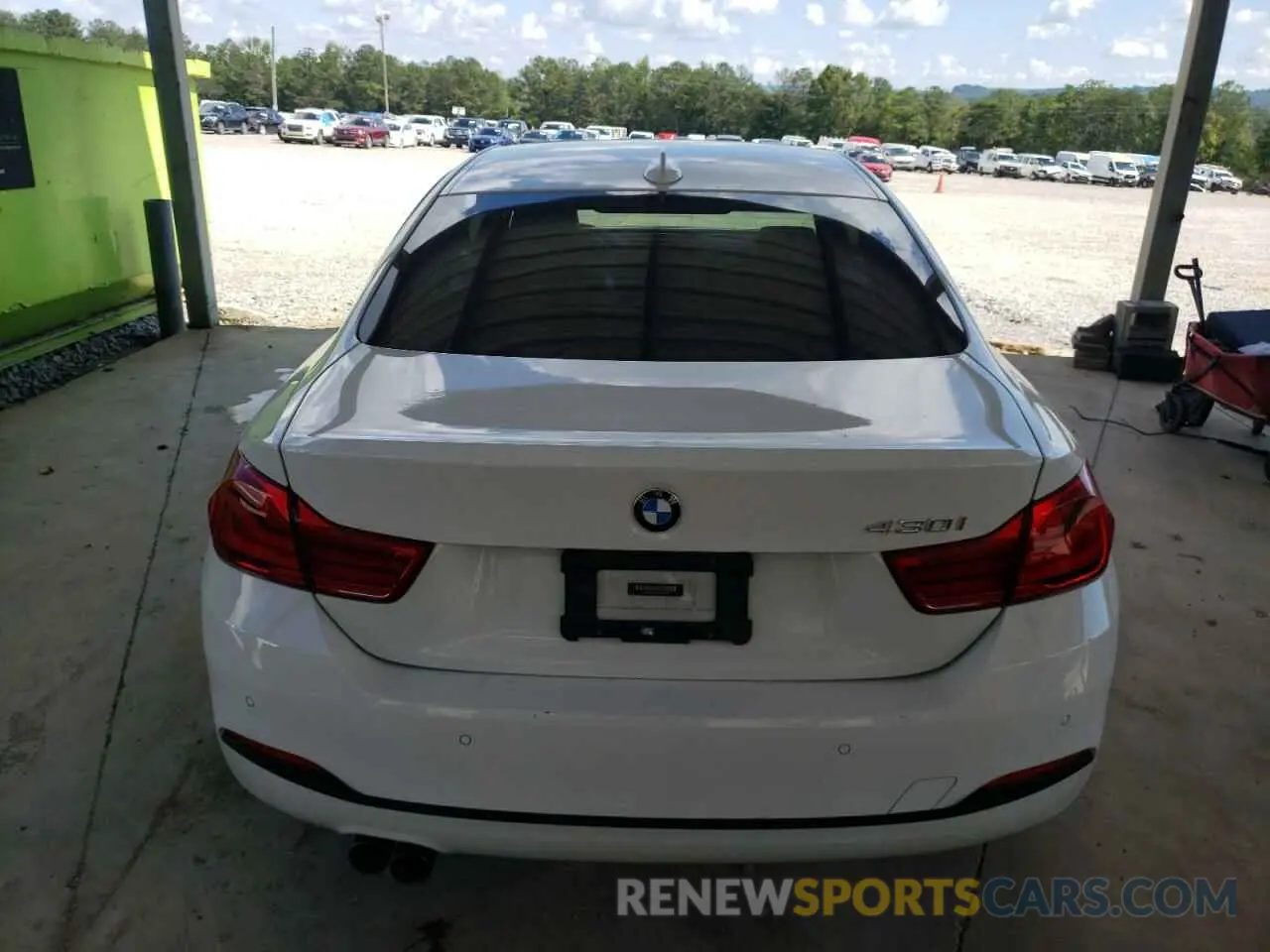 6 Photograph of a damaged car WBA4W3C59KAF93668 BMW 4 SERIES 2019