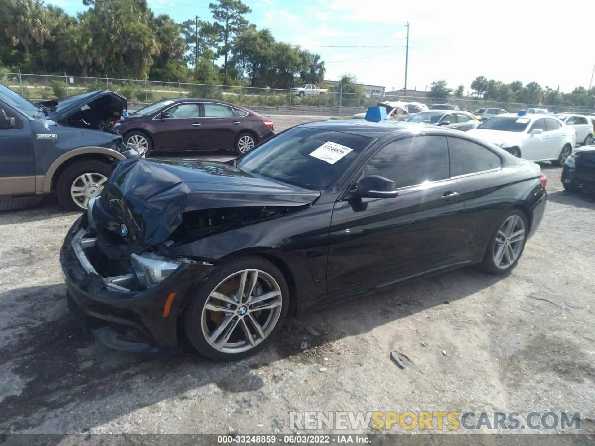 2 Photograph of a damaged car WBA4W3C5XKAF91783 BMW 4 SERIES 2019