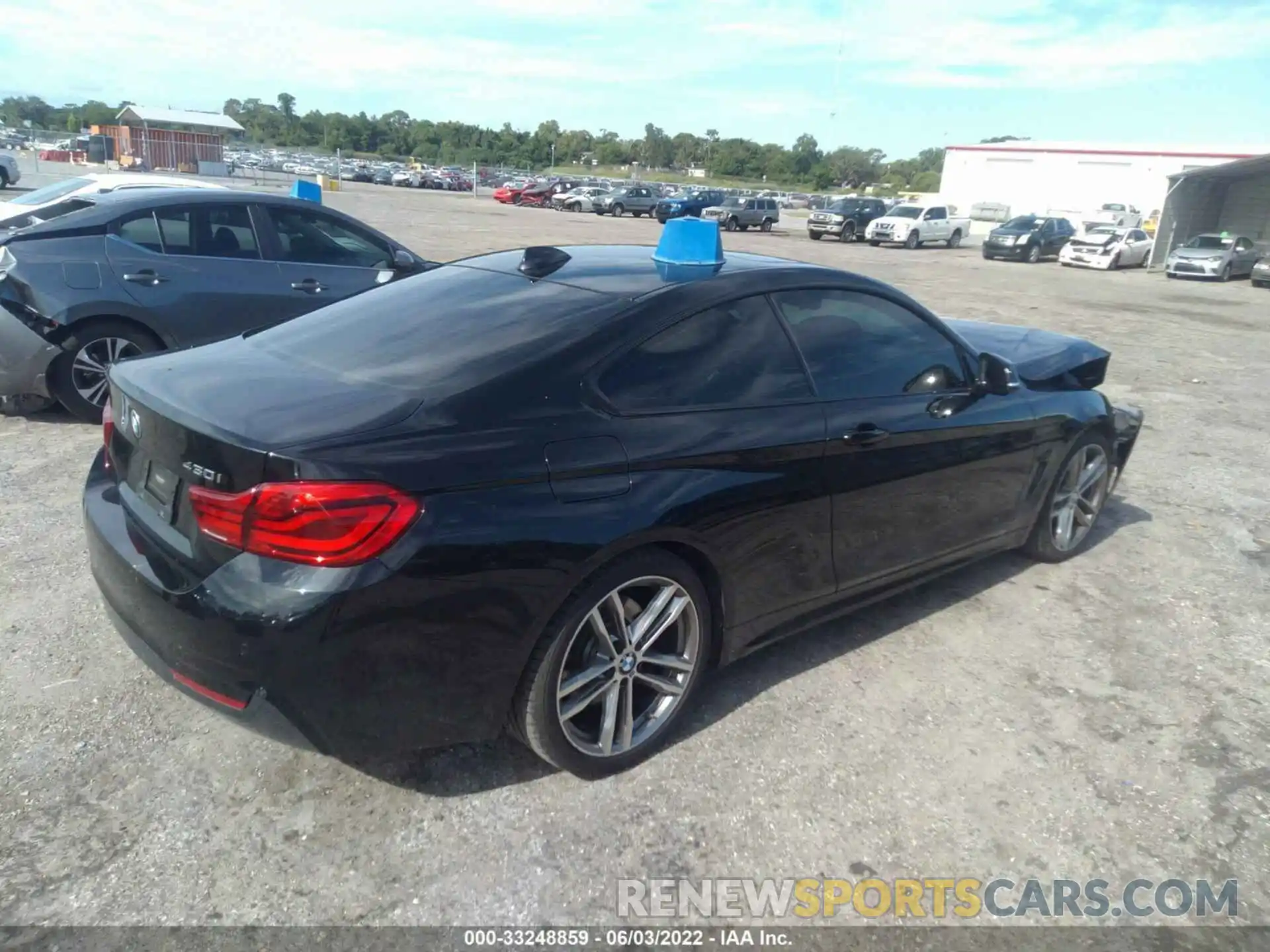 4 Photograph of a damaged car WBA4W3C5XKAF91783 BMW 4 SERIES 2019