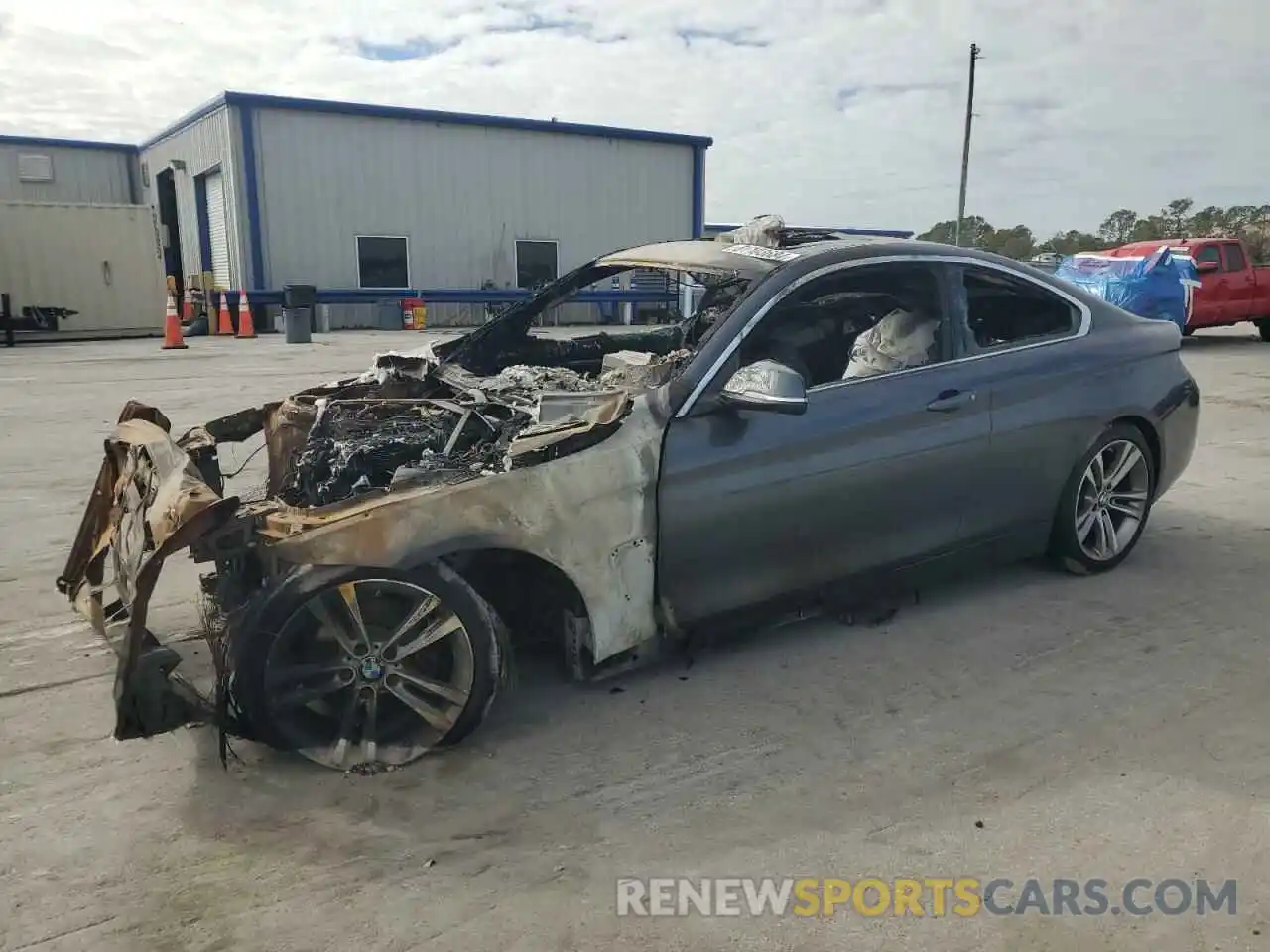 1 Photograph of a damaged car WBA4W3C5XKAF92075 BMW 4 SERIES 2019