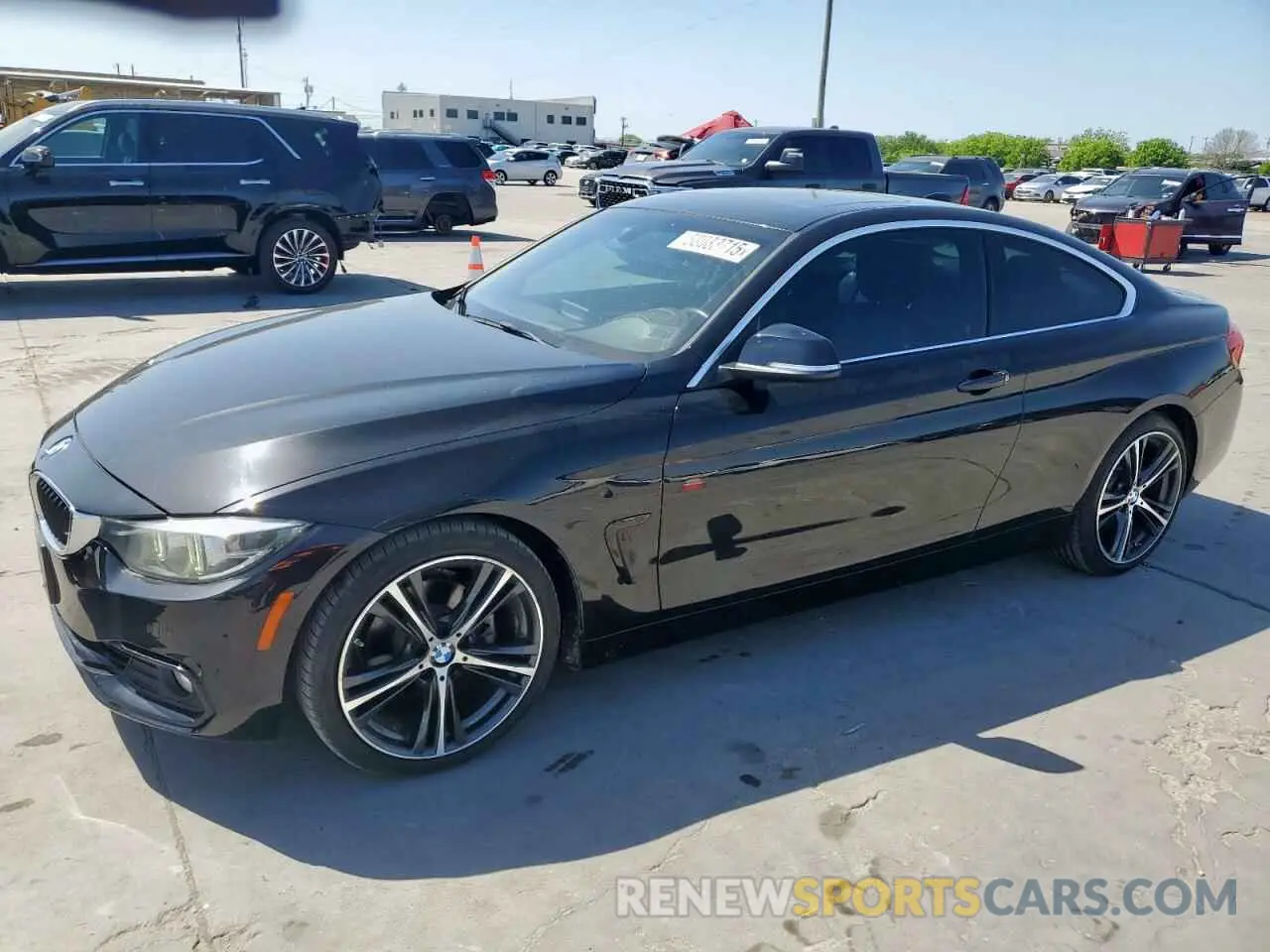 1 Photograph of a damaged car WBA4W3C5XKAF93274 BMW 4 SERIES 2019