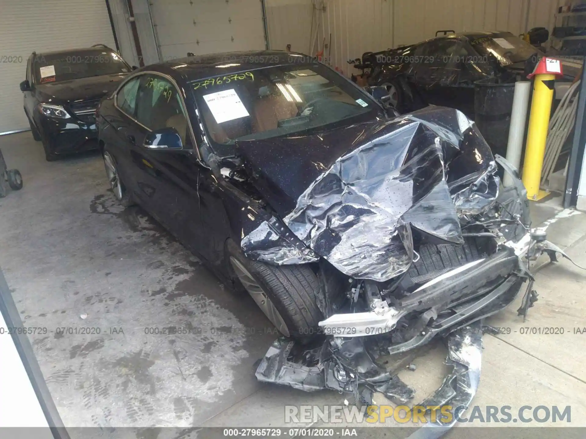 1 Photograph of a damaged car WBA4W5C50KAE51110 BMW 4 SERIES 2019