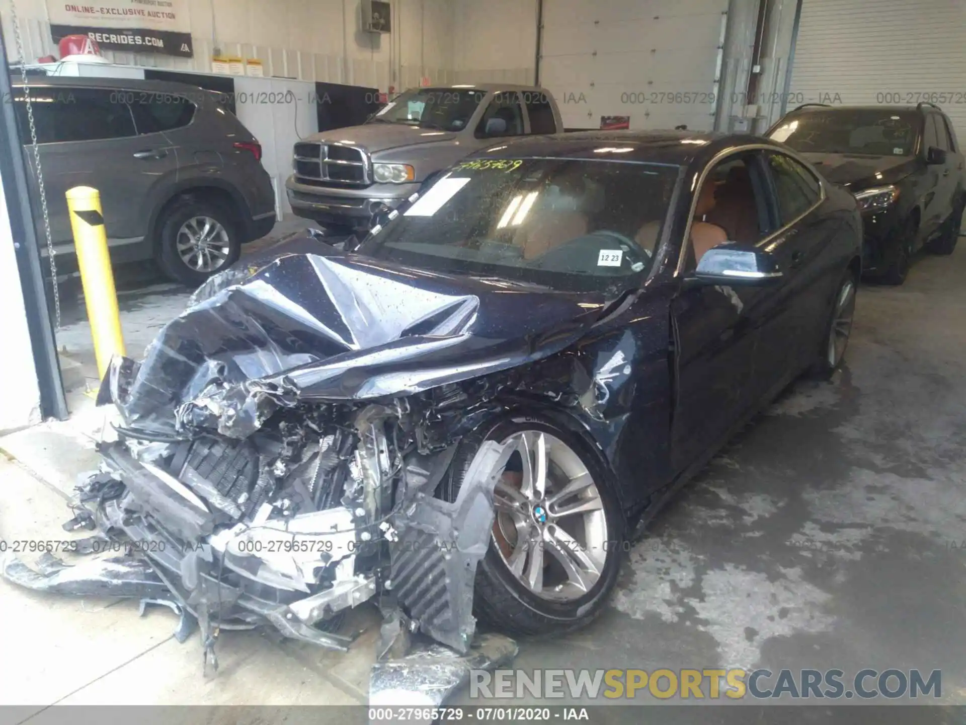 2 Photograph of a damaged car WBA4W5C50KAE51110 BMW 4 SERIES 2019