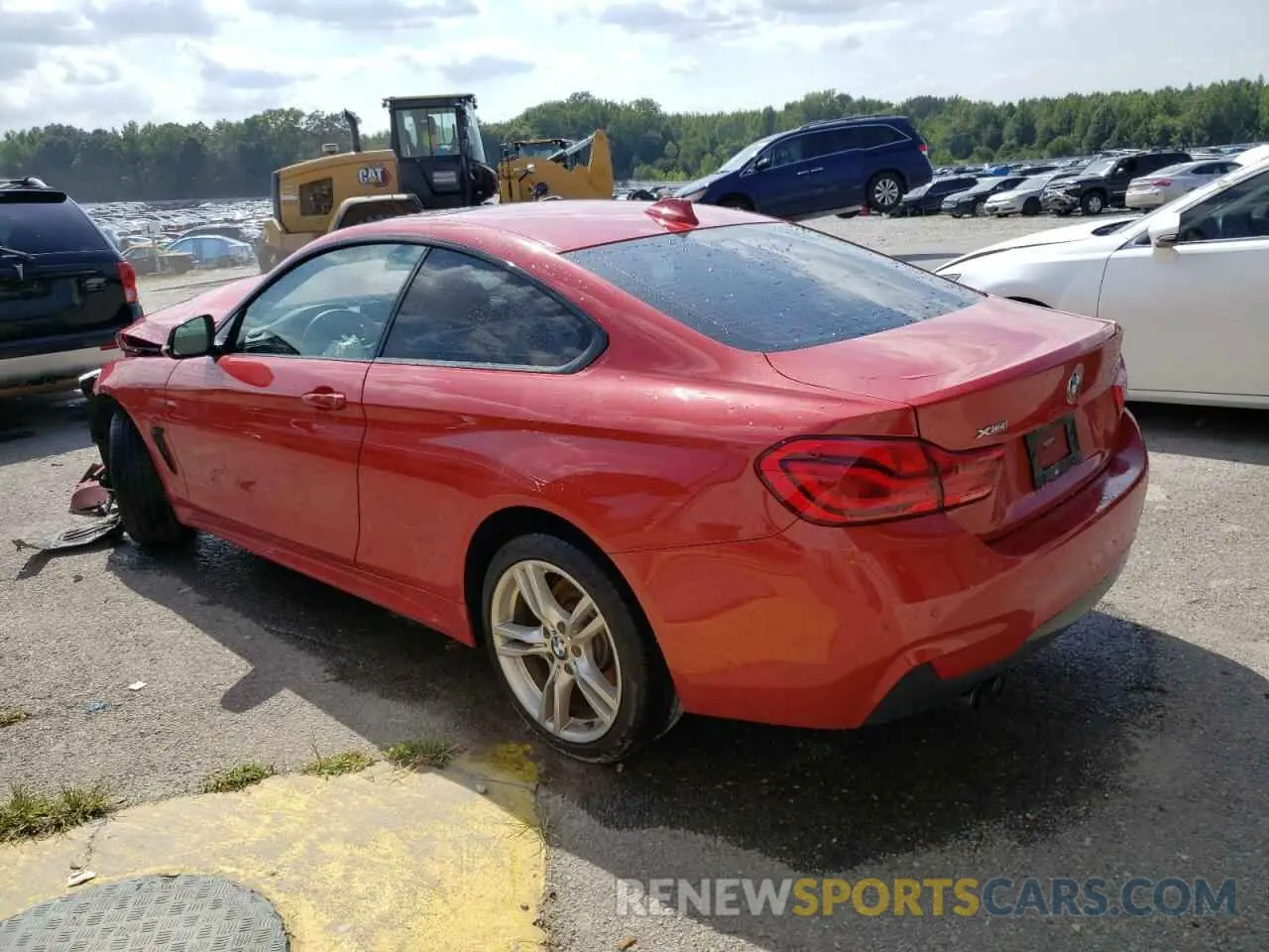 2 Photograph of a damaged car WBA4W5C56KAE51077 BMW 4 SERIES 2019