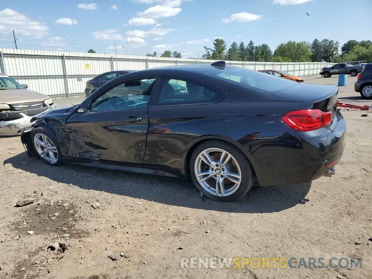 2 Photograph of a damaged car WBA4W5C57KAE43750 BMW 4 SERIES 2019