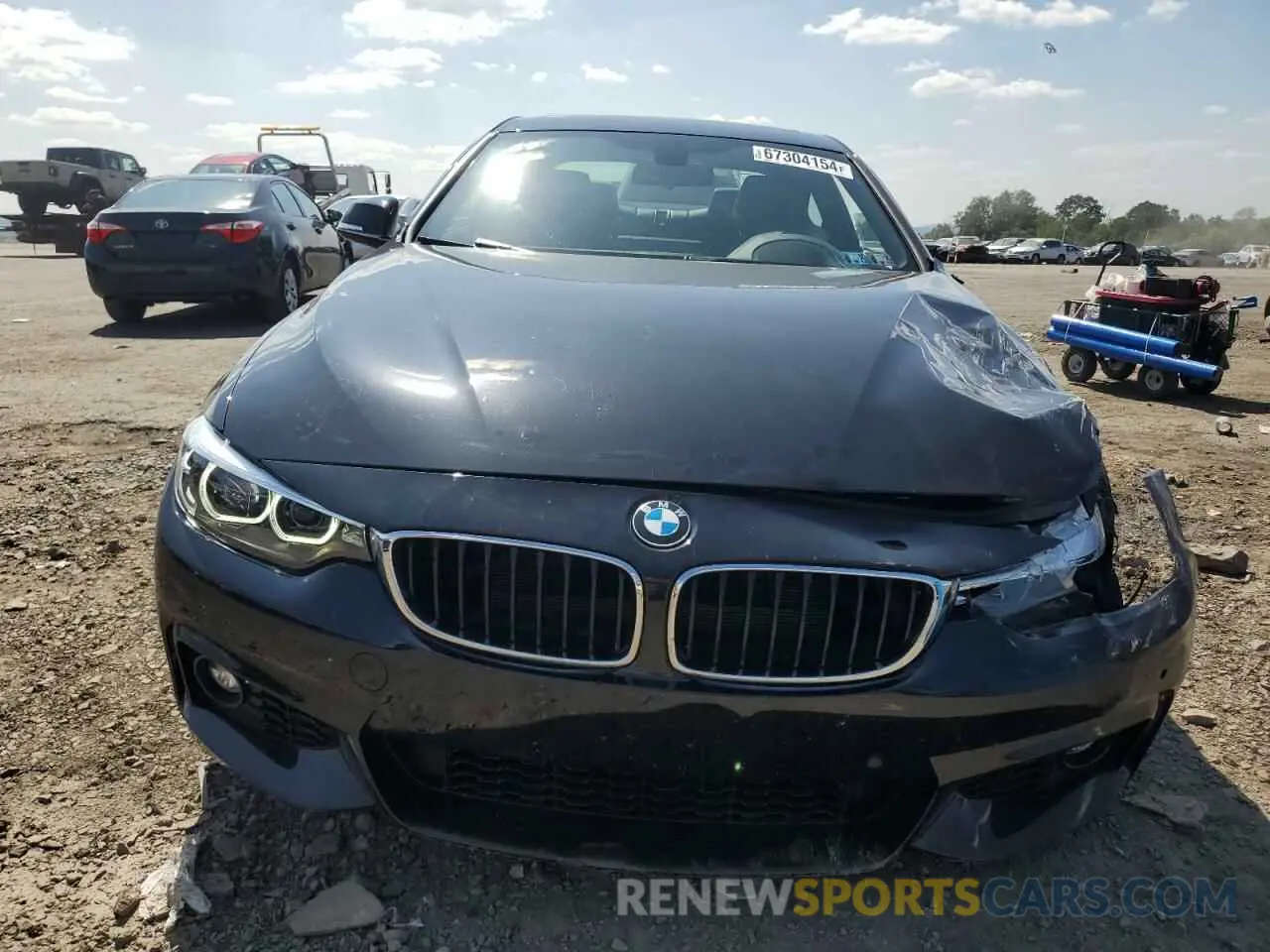 5 Photograph of a damaged car WBA4W5C57KAE43750 BMW 4 SERIES 2019