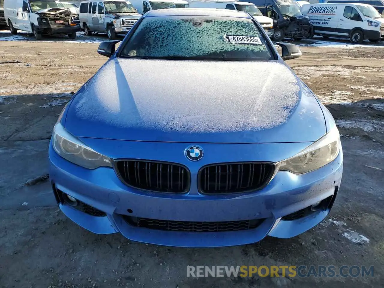 5 Photograph of a damaged car WBA4W5C5XKAE43838 BMW 4 SERIES 2019