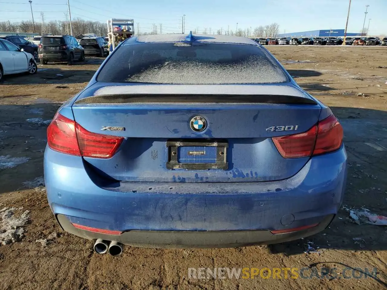 6 Photograph of a damaged car WBA4W5C5XKAE43838 BMW 4 SERIES 2019