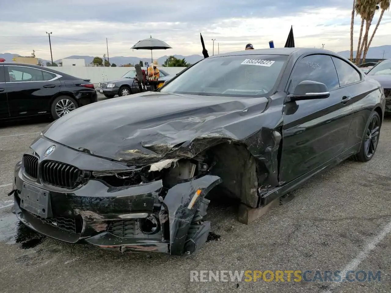 2 Photograph of a damaged car WBA4W7C53KAG52415 BMW 4 SERIES 2019