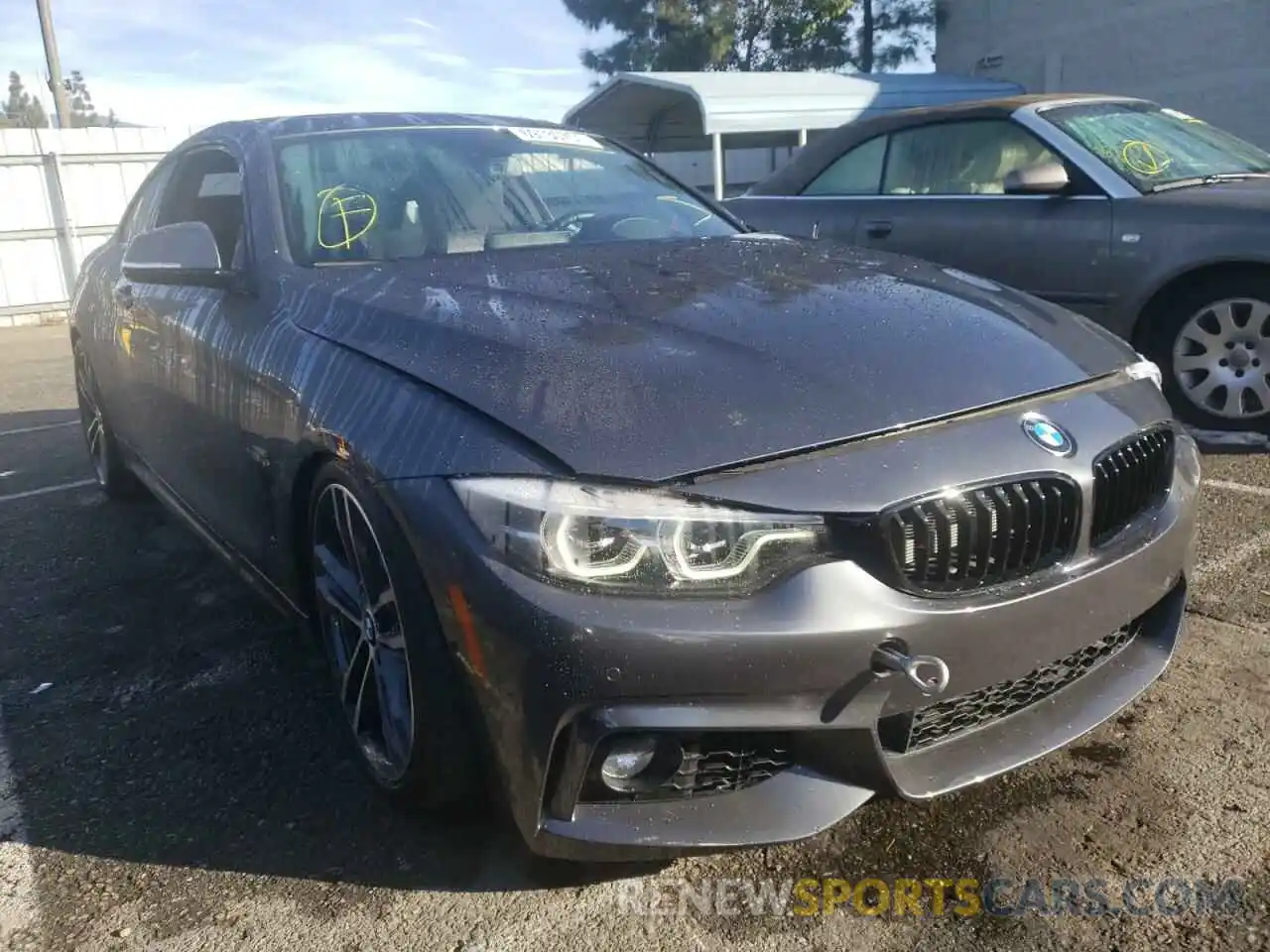 1 Photograph of a damaged car WBA4W7C56KAG52621 BMW 4 SERIES 2019