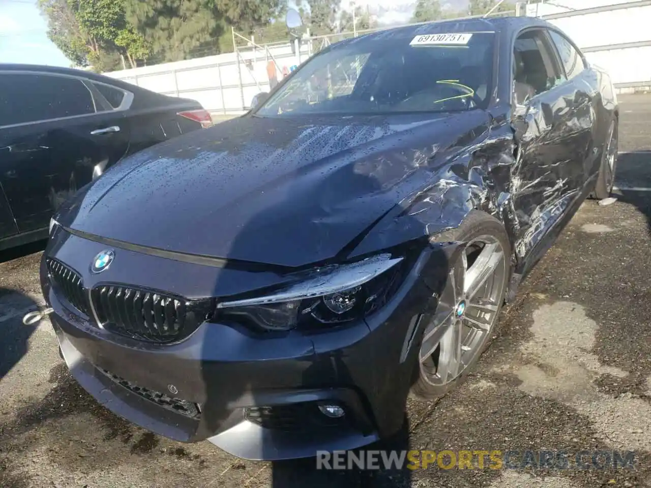 2 Photograph of a damaged car WBA4W7C56KAG52621 BMW 4 SERIES 2019