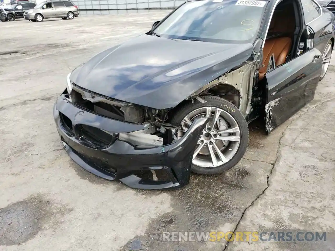 9 Photograph of a damaged car WBA4W7C57KAG52269 BMW 4 SERIES 2019