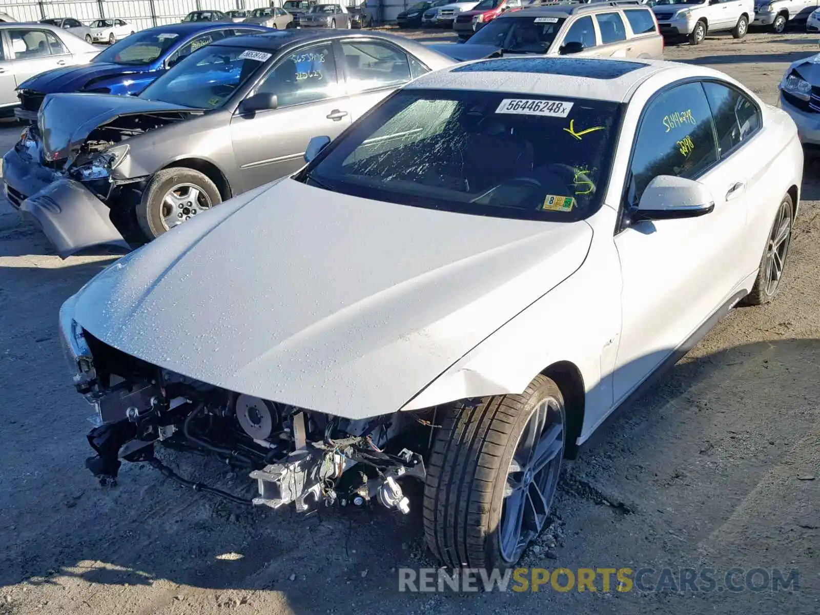 2 Photograph of a damaged car WBA4W9C52KAF94552 BMW 4 SERIES 2019