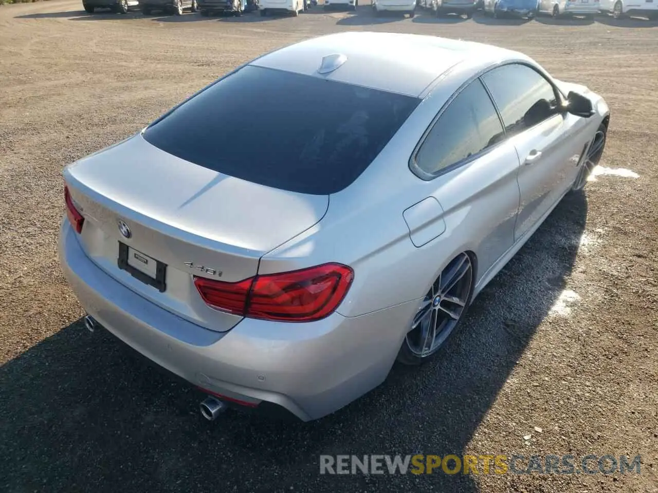 4 Photograph of a damaged car WBA4W9C53KAF94690 BMW 4 SERIES 2019