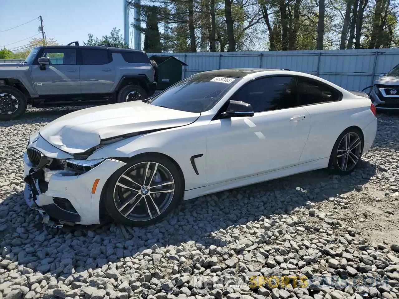 1 Photograph of a damaged car WBA4W9C58KAF94183 BMW 4 SERIES 2019